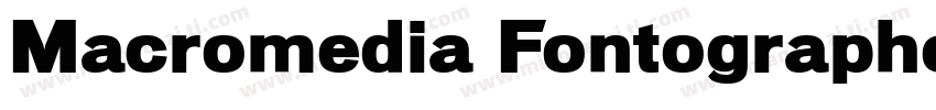 Macromedia Fontographer字体转换